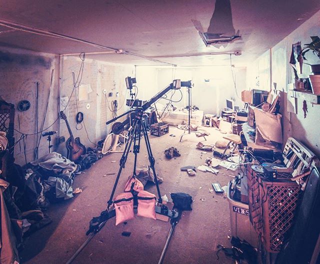 magic camera on a magic set #blackmagic #onset #tbt 
#popmeetsthevoid #behindthescenes #shooting #NYC #astoria #productiondesign #independentfilm #animation #vfx 
see it next week at #queensworldfilmfestival #qwff2016 #museumofthemovingimage
